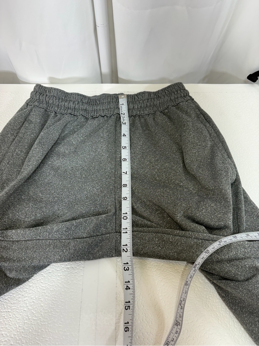 Nike Men’s Gray Heather Jogger Pants with Black Swoosh 3626 - Picture 7 of 10